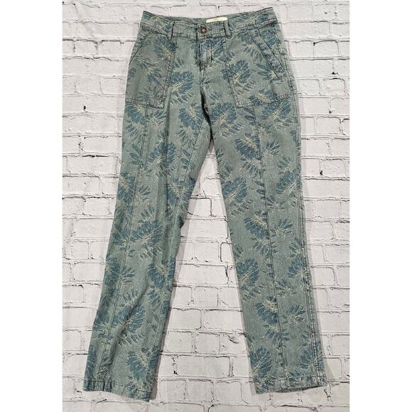 Bob Timberlake Floral Embroidered Denim Jeans WOMENS SIZE 2 - Picture 1 of 13